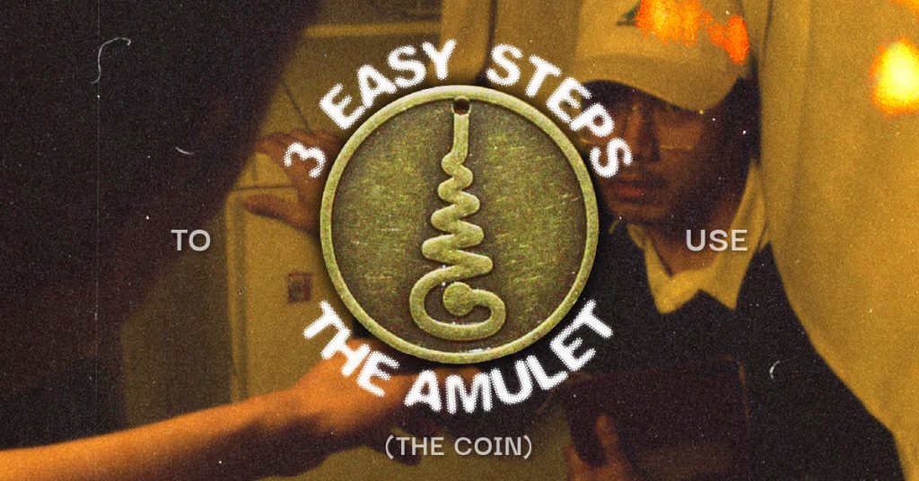 Steps to use the amulet